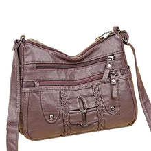 Astrid | Anti-Diebstahl Crossbody Tasche in Fliederfarben