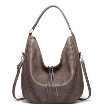 Minerva | Ledertasche in Grau