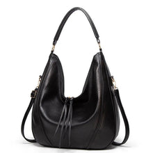 Minerva | Ledertasche in Schwarz