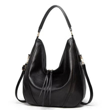Minerva's Klassische Vielseitigkeit | Vintage Tasche in Schwarz