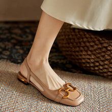 Kerstin – Slingback-Ballerinas für Damen in Braun