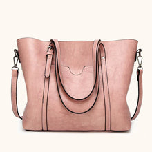 Klara | Luxuriöse Lederhandtasche in Rosa