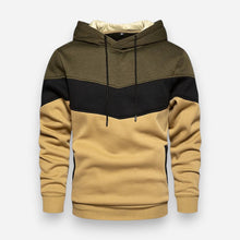 Sportlicher Herren Hoodie mit Kapuze in Olivegrün