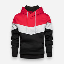 Sportlicher Herren Hoodie mit Kapuze in Rot