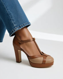 Marlin — Retro-Eleganz-Pumps mit ergonomischer Unterstützung in Braun