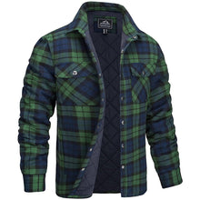 Holzfäller Jacke Herren | Warm gefüttert für kalte Tage in Grün