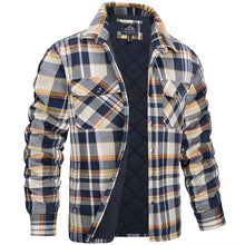 Holzfäller Jacke Herren | Warm gefüttert für kalte Tage in Gelb