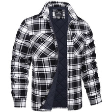 Holzfäller Jacke Herren | Warm gefüttert für kalte Tage in Schwarz
