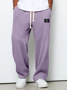 Enzo | Urban Wide-Leg Hose in Violett
