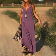 Rylie │ Bequemes langes Kleid in Lila