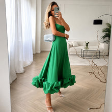Cecily - Elegantes Midikleid in Grün