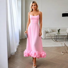 Cecily - Elegantes Midikleid in Rosa