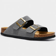Bertie - Trendige Sandalen mit natürlicher Sohle in Grau