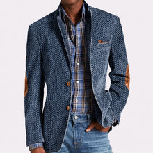 Marco - Einreihiger Retro-Blazer in Blau