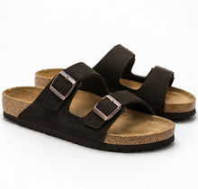 Bertie - Trendige Sandalen mit natürlicher Sohle in Braun