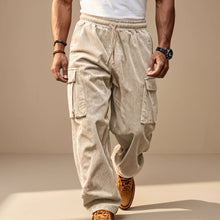 Dawson - Leger geschnittene Cargo-Hose in Beige