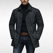 Wilfred | Stilvoller Herrenmantel in Schwarz