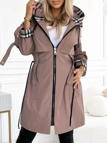 Jacke Damen | Lang & Sportlich-Chic in Braun