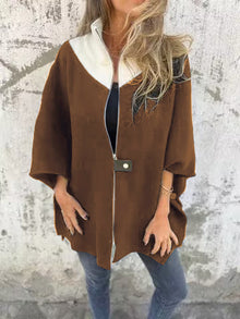 Jacke Damen | Lässig & Wandelbar in Dunkelbraun