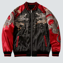 Jacke Herren | Kunstvoll & Wandelbar in Rot