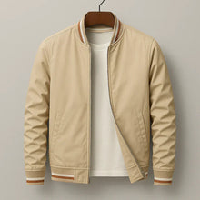 Jacke Herren | Reißverschluss & Windschutz in Beige