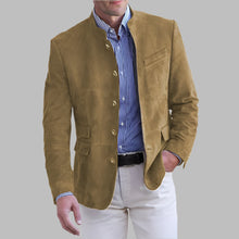 Jacke Herren | Stehkragen & Zeitlos-Elegant in Khaki