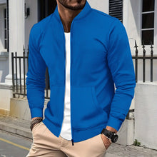 Jacke Herren | Strukturiert & Wandelbar in Blau