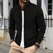 Jacke Herren | Strukturiert & Wandelbar in Schwarz