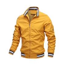 Jacke Herren | Windfest & Sportlich in Gelb