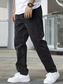 Jeans Herren | Gerades Bein & Vielseitig im Alltag in Schwarz