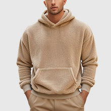 Kapuzenjacke Herren | Kuschelig Warm & Lässig Bequem in Beige