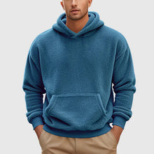 Kapuzenjacke Herren | Kuschelig Warm & Lässig Bequem in Blau