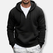 Kapuzenjacke Herren | Sportlich & Bequem mit Zipper in Schwarz