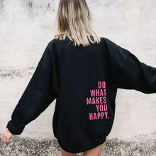 Kapuzenpullover Damen | Statement-Print & Oversized in Schwarz