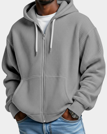 Kapuzenpullover Herren | Kuschelig & Vielseitig in Grau