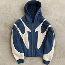 Kapuzenpullover Herren | Streetwear Lässig & Angenehm Warm in Blau