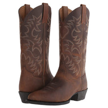 Kniehohe Stiefel Damen | Western-Look & Bequemer Sitz in Braun