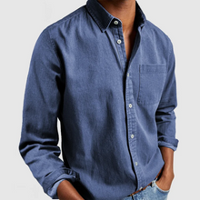 Langarm Polo Herren | Robust & Zeitlos in Blau