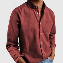 Langarm Polo Herren | Robust & Zeitlos in Rot