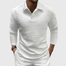 Langarm Poloshirt Herren | Elegant & Vielseitig in Weiß
