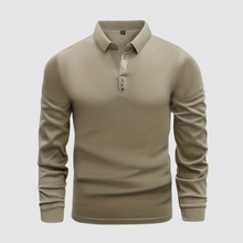 Langarm Poloshirt Herren | Klassisch & Kombinierbar in Braun
