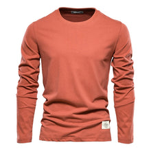Langarm Shirt Herren | Bequem & Vielseitig in Orange