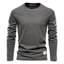 Langarm Shirt Herren | Bequem & Vielseitig in Dunkelgrau
