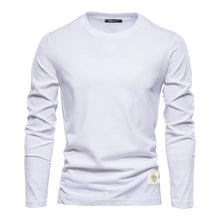 Langarm Shirt Herren | Bequem & Vielseitig in Weiß