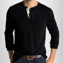 Langarm Shirt Herren | Lässig & Bequem in Schwarz