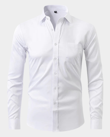 Langarm Polo Herren | Elegant & Kombinierbar in Weiß