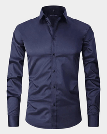 Langarm Polo Herren | Elegant & Kombinierbar in Dunkelblau
