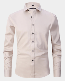 Langarm Polo Herren | Elegant & Kombinierbar in Beige