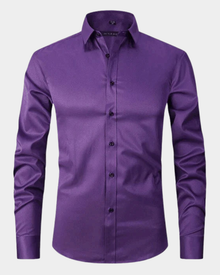 Langarm Polo Herren | Elegant & Kombinierbar in Violett