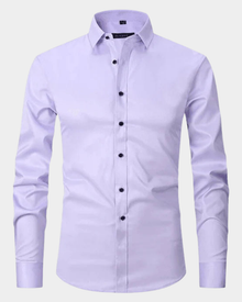 Langarm Polo Herren | Elegant & Kombinierbar in Lila
